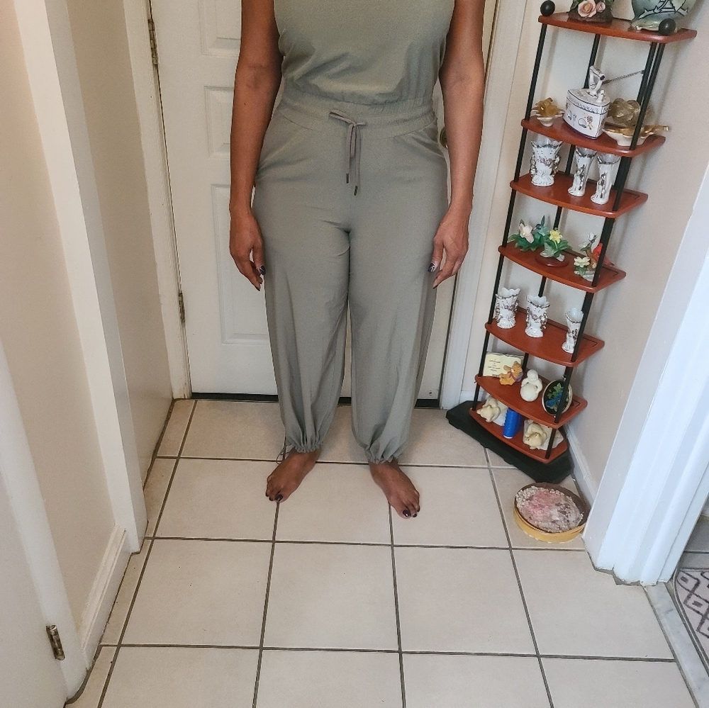 Women's Olive Green Jumpsuit